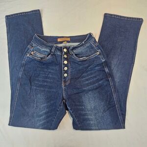 Judy Blue Dark Blue Straight Leg Jeans